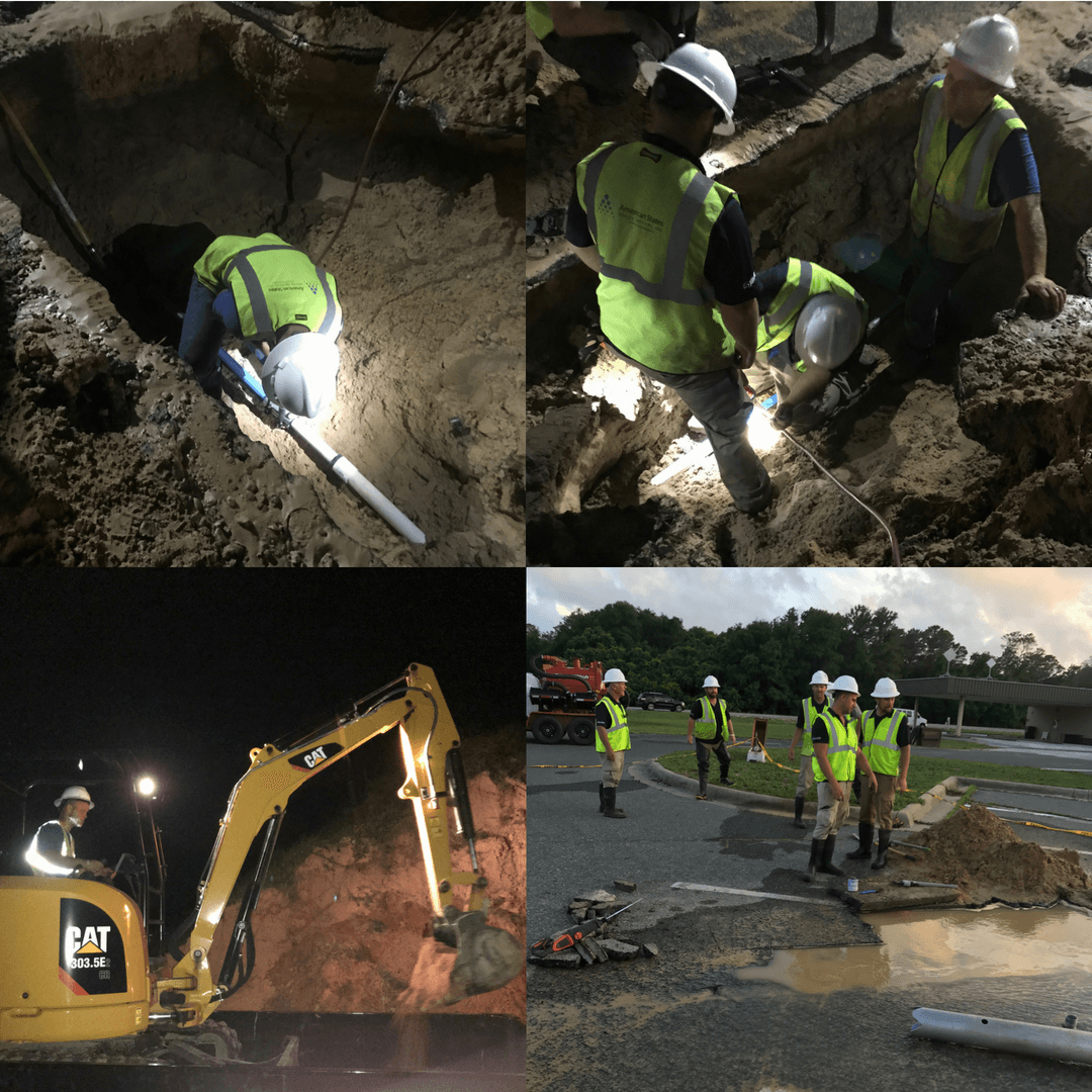 Commissary Water Line Break