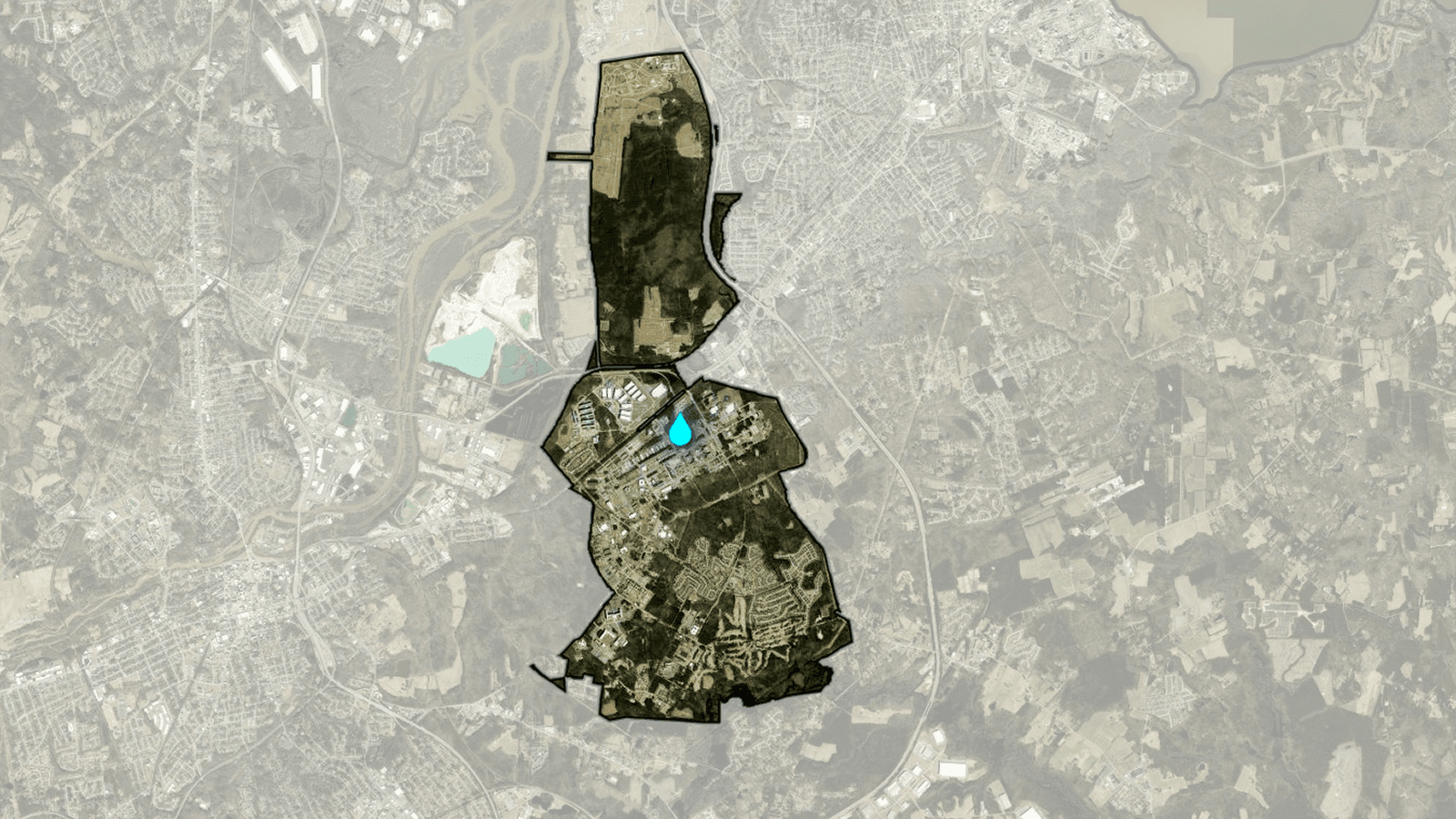 Fort Lee utility map