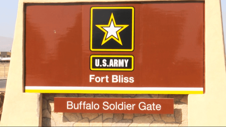 Fort Bliss sign