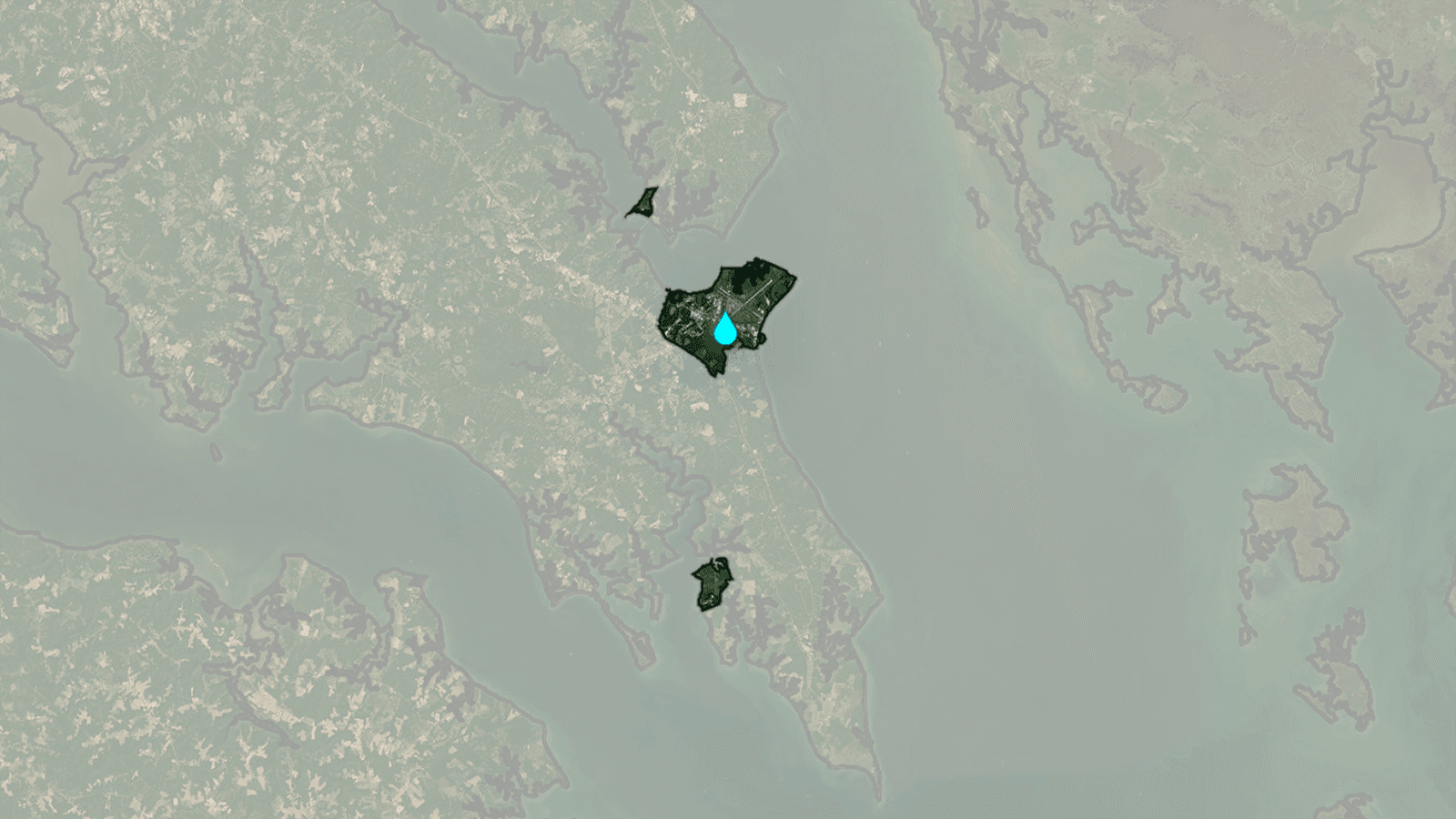 NAS Patuxent River utility map
