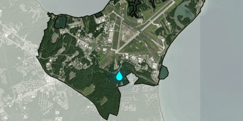 NAS Patuxent River utility map