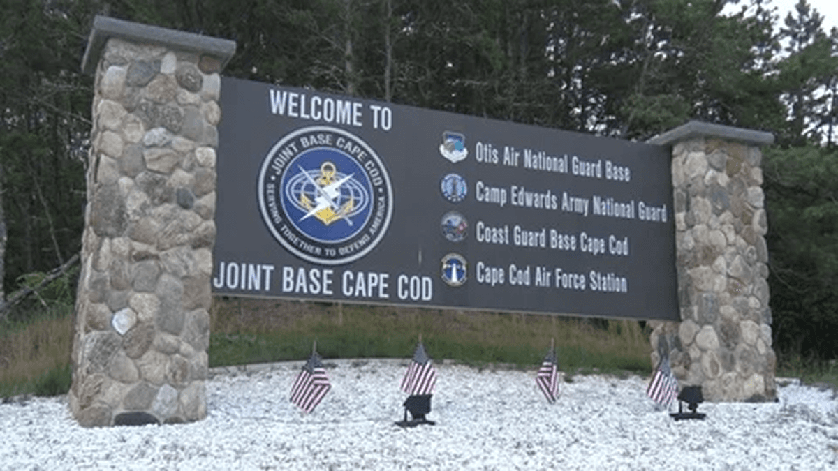 Joint Base Cape Cod sign